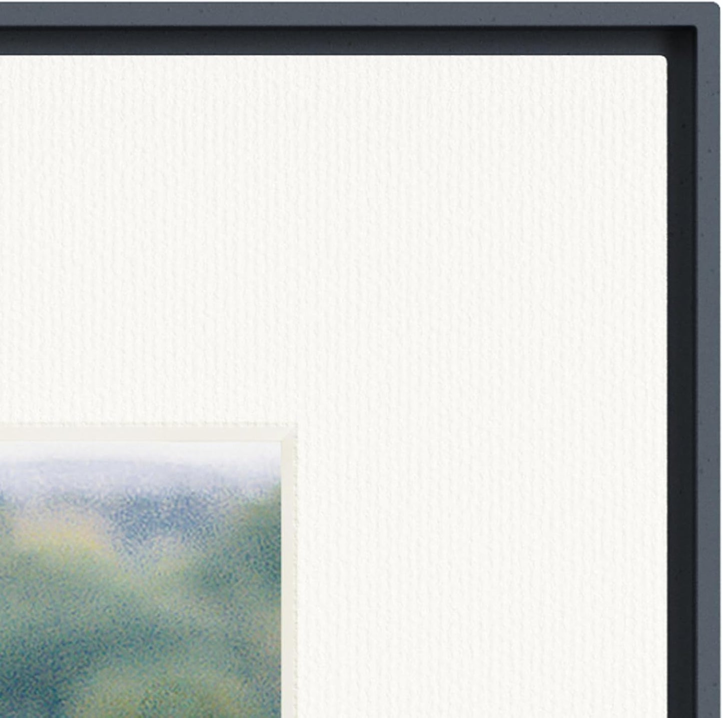 Aura Aspen 12" Digital Photo Frame - Black with Paper Mat