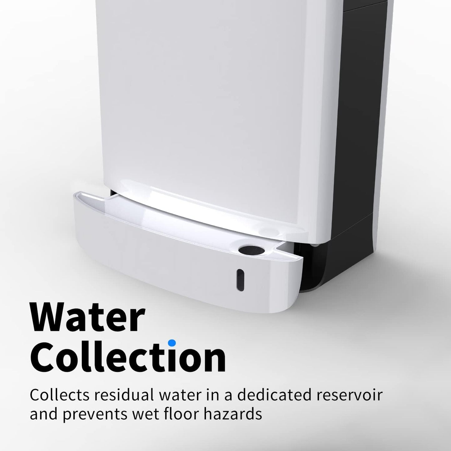 AIKE HEPA Filtered Vertical Hand Dryer Slim, 110-130V Silver 2023 New Version Model AK2065