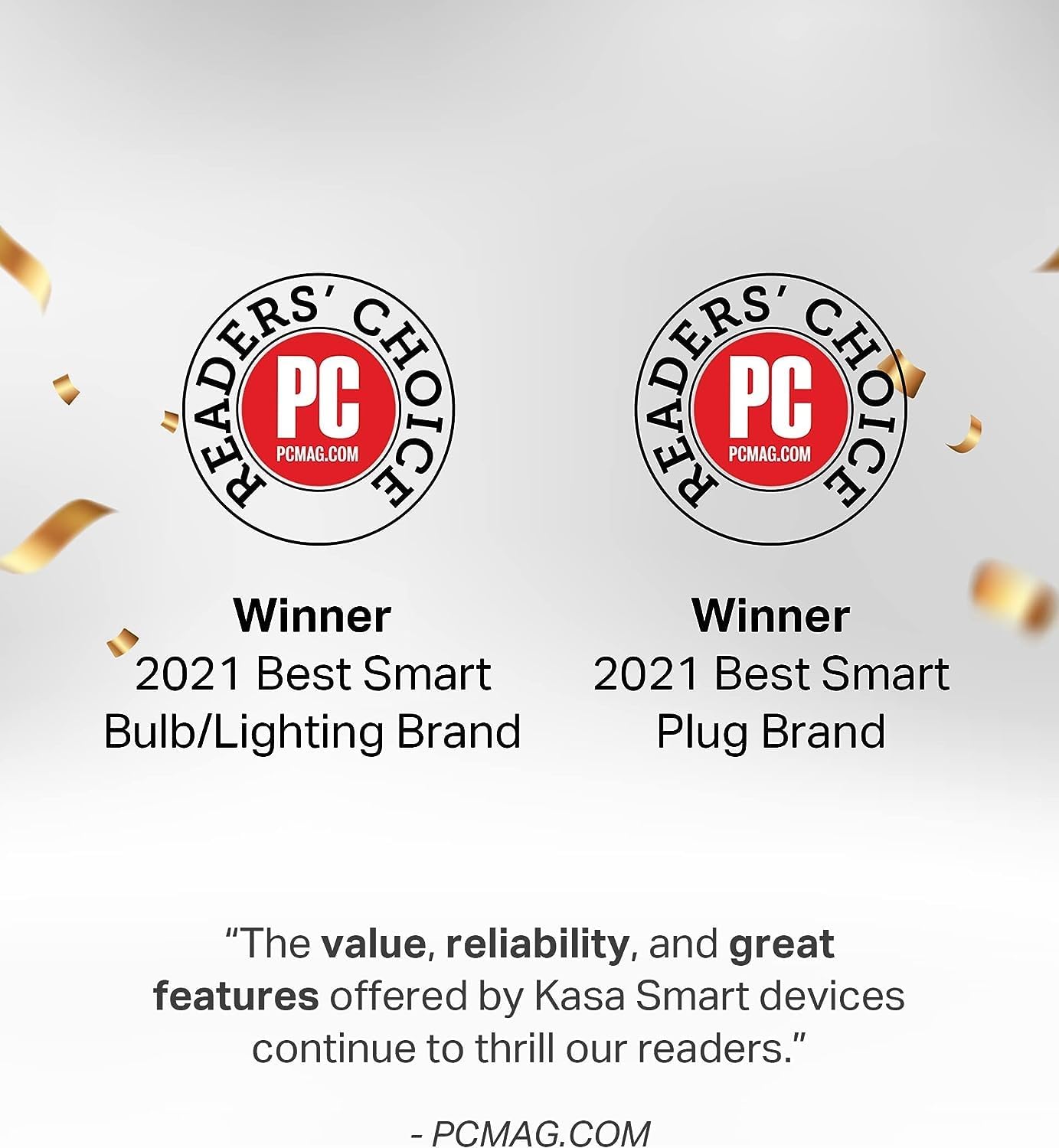 Kasa Smart Plug Mini by TP-Link (HS103P2) - Smart Home WiFi Outlet Works with Alexa, Echo and Google Home, No Hub Required, Remote Control, 2.4GHz WiFi Required, 15 Amp, UL Certified, 2-Pack, White