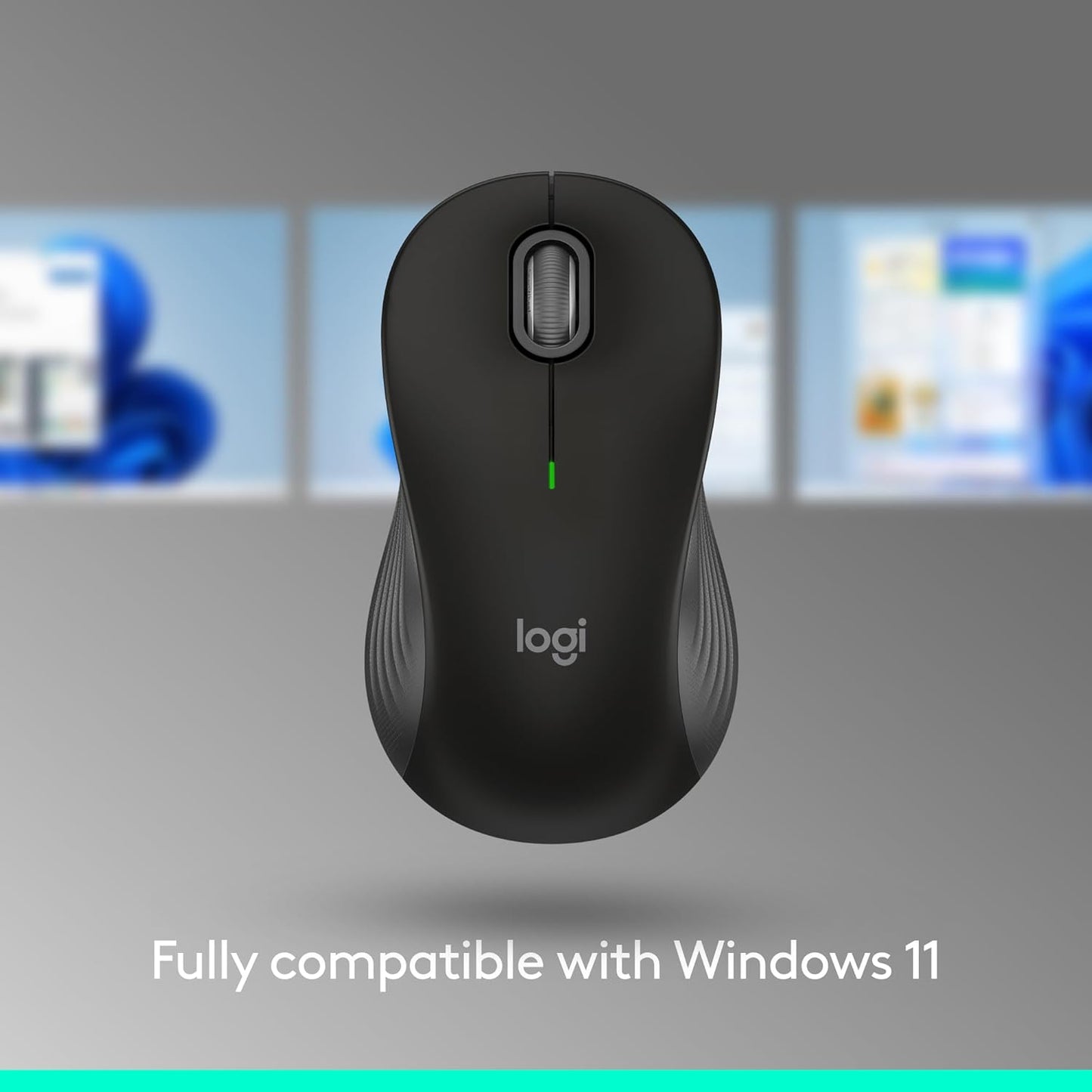 Logitech Signature M650 L Full Size Wireless Mouse - For Large Sized Hands, 2-Year Battery, Silent Clicks, Customizable Side Buttons, Bluetooth, for PC/Mac/Multi-Device/Chromebook - Black