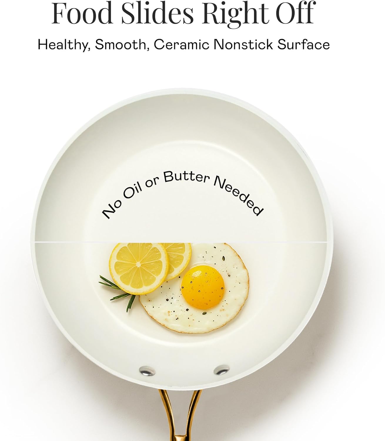 Gotham Steel 15 Pc Ceramic Pots and Pan Set, Non Stick Cookware Set with Steamer and Cooking Utensils, Non Toxic PFOA PFOS Free, Gold Stay Cool Handles, Oven and Dishwasher Safe