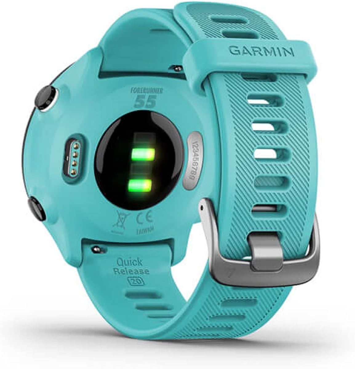 Garmin Forerunner 55, GPS Running Watch with Daily Suggested Workouts, Up to 2 Weeks of Battery Life, White