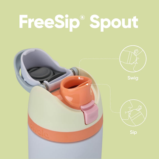 Owala FreeSip Insulated Stainless Steel Water Bottle with Straw for Sports, Travel, and School BPA-Free Sports Water Bottle, 24 oz, Beach House - PuriLite