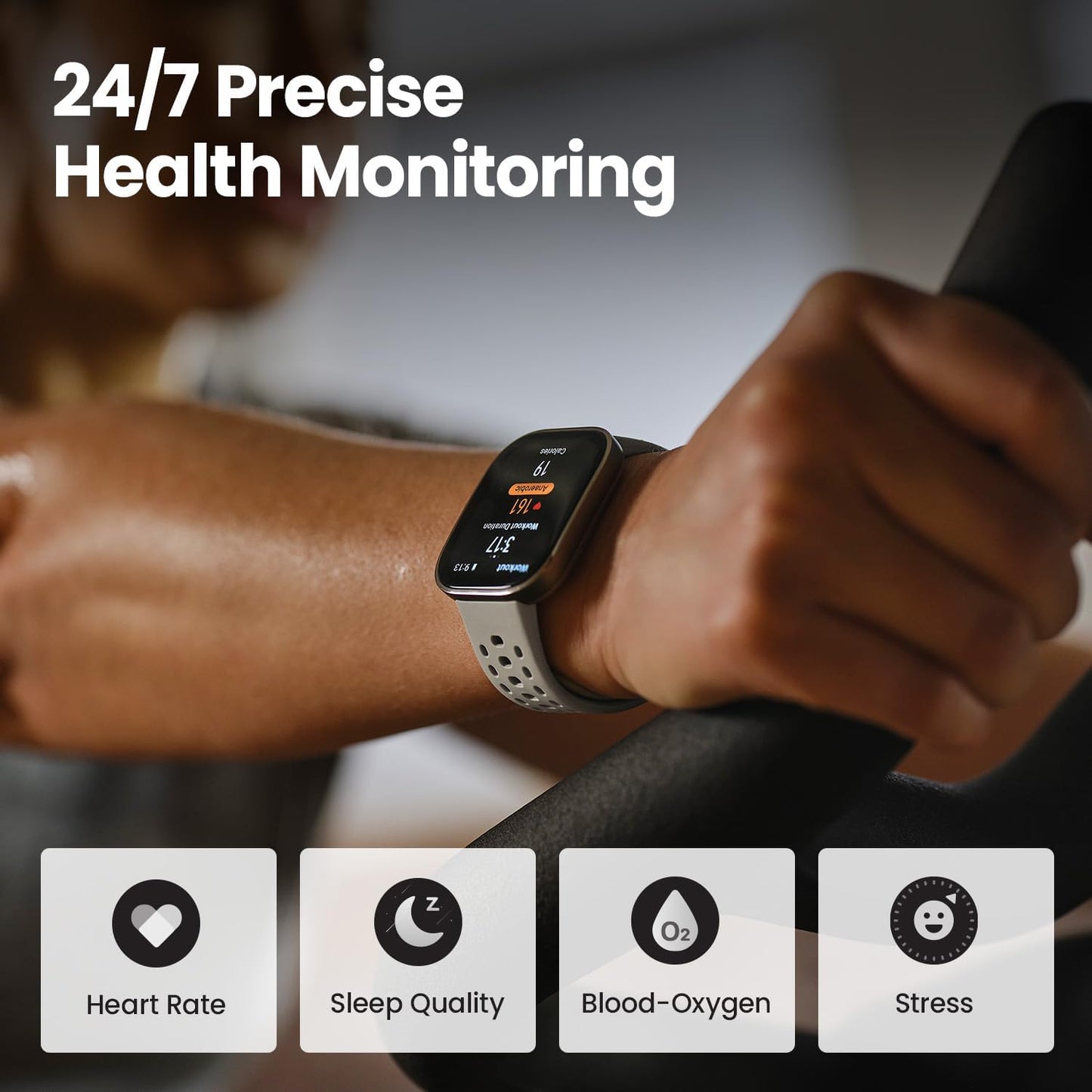 Amazfit Bip 6 Smart Watch 46mm, 14 Day Battery, 1.97" AMOLED Display, GPS & Free Maps, AI, Bluetooth Call & Text, Health, Fitness & Sleep Tracker, 140+ Workout Modes, 5 ATM Water-Resistance, Blush