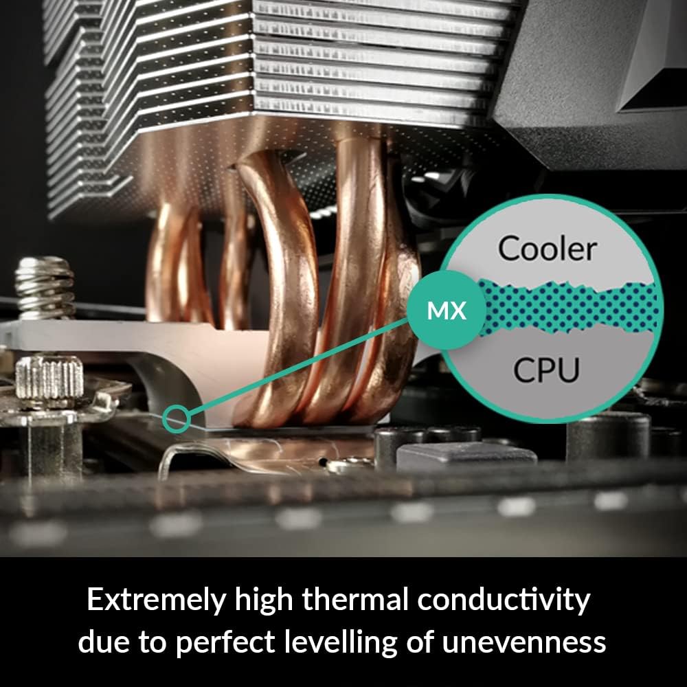 ARCTIC MX-4 (incl. Spatula, 4 g) - Premium Performance Thermal Paste for All Processors (CPU, GPU - PC, PS4, Xbox), Very high Thermal Conductivity, Long Durability, Safe Application, Non-Conductive