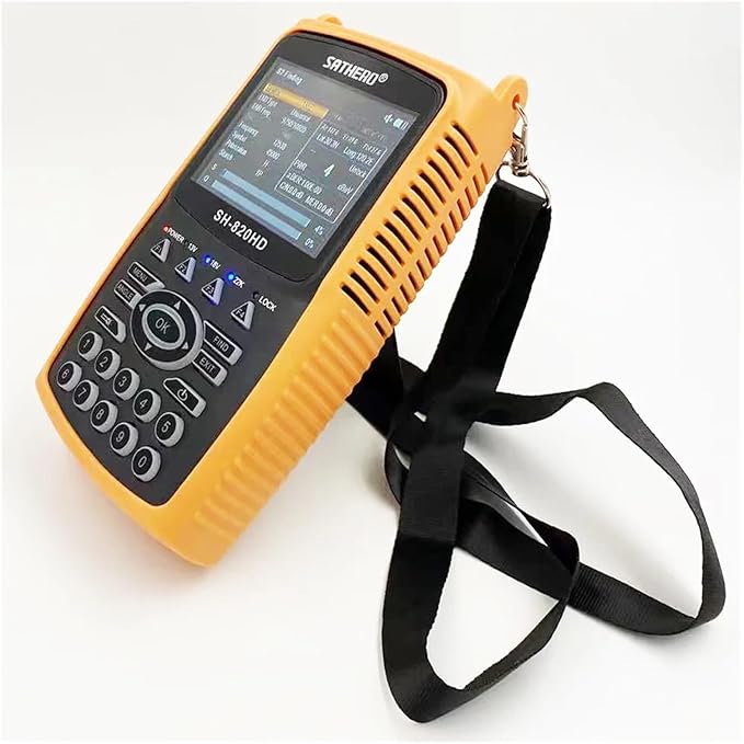 SH-820HD 3.5inch Combo Satfinder Satellite Finder Meter H.265 HEVC DVB-S/S2/T/T2/C/CCTV HD Digital Signal Finder Meter(S2)