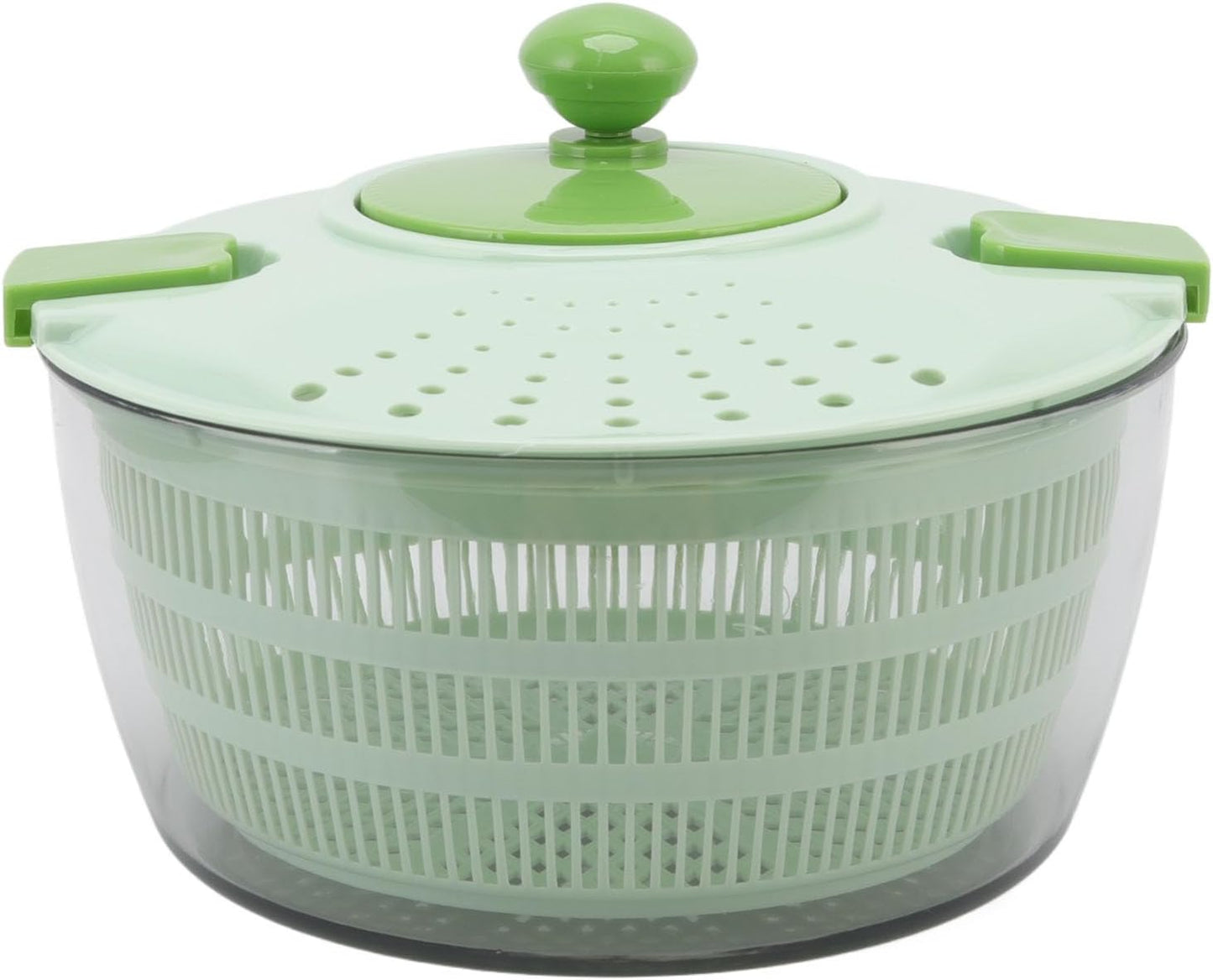 Salad Drainer Bowl Salad Dryer 4L Vegetable Dryer PP Salad Spinner Multifunction Salad Drainer Bowl for Home Kitchen Green