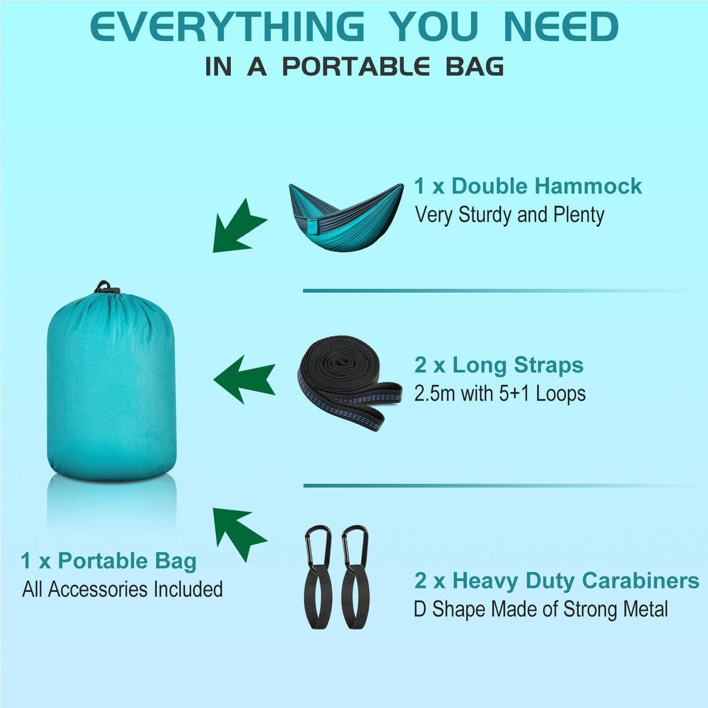 Purilite Select Portable Nylon Camping Hammock