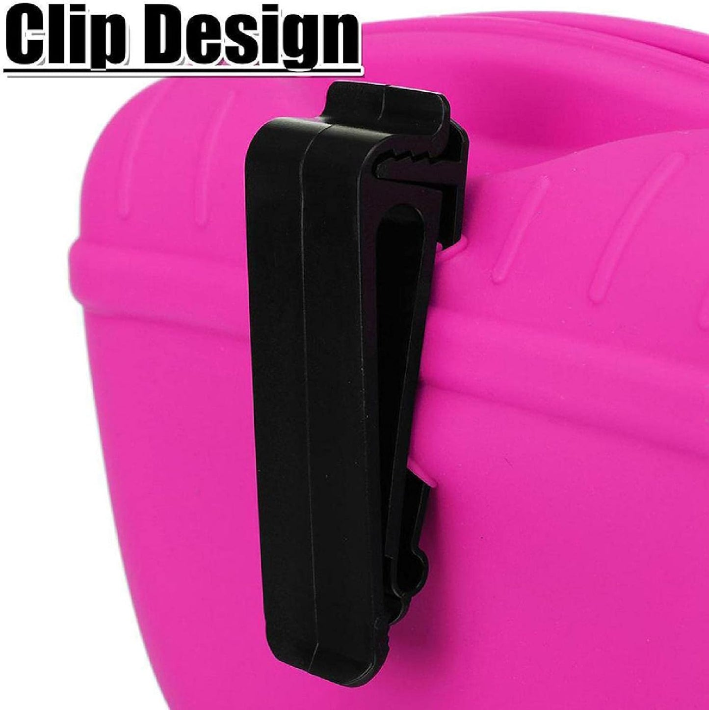 SagaSave Dog Treat Pouch for Training Silicone, Magnetic Closure Opening Portable Dog Treat Bag for Dog Training 3PCS Green