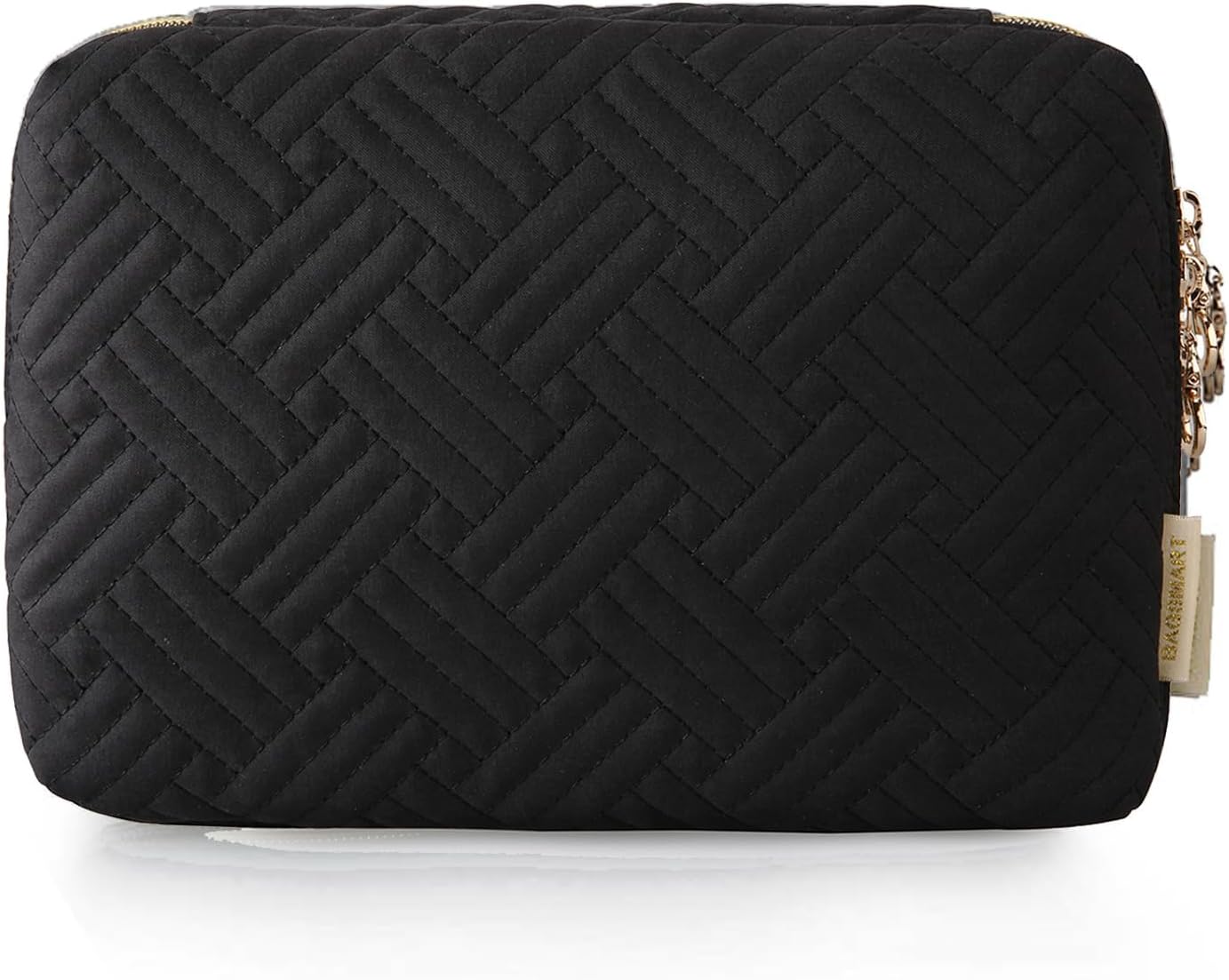 BAGSMART Electronic Organizer, Travel Cable Organizer Double Layer Electronics Accessories Cases Portable for Tablet 7.9", USB Drive, Cords, Black