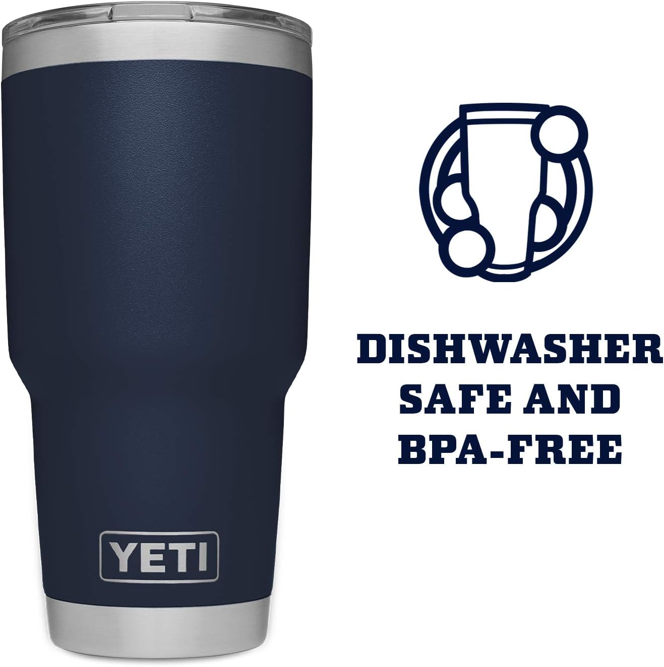 YETI Rambler 30 oz Stainless Steel Vacuum Insulated Tumbler w/MagSlider Lid