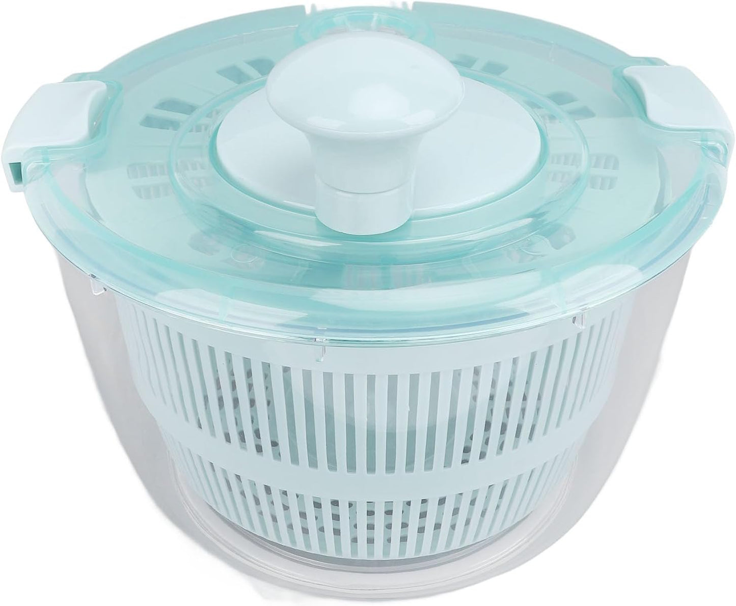Salad Spinner Lake Blue 5L Fast Manual Washer Spinner for Vegetable Fruit Lettuce
