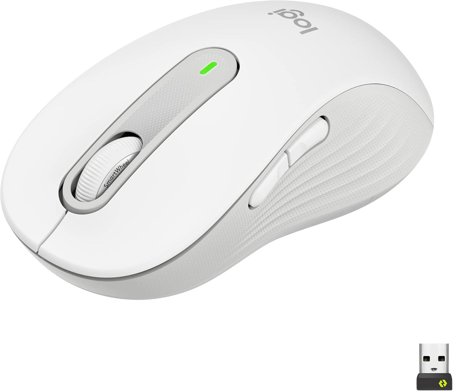 Logitech Signature M650 L Full Size Wireless Mouse - For Large Sized Hands, 2-Year Battery, Silent Clicks, Customizable Side Buttons, Bluetooth, for PC/Mac/Multi-Device/Chromebook - Black