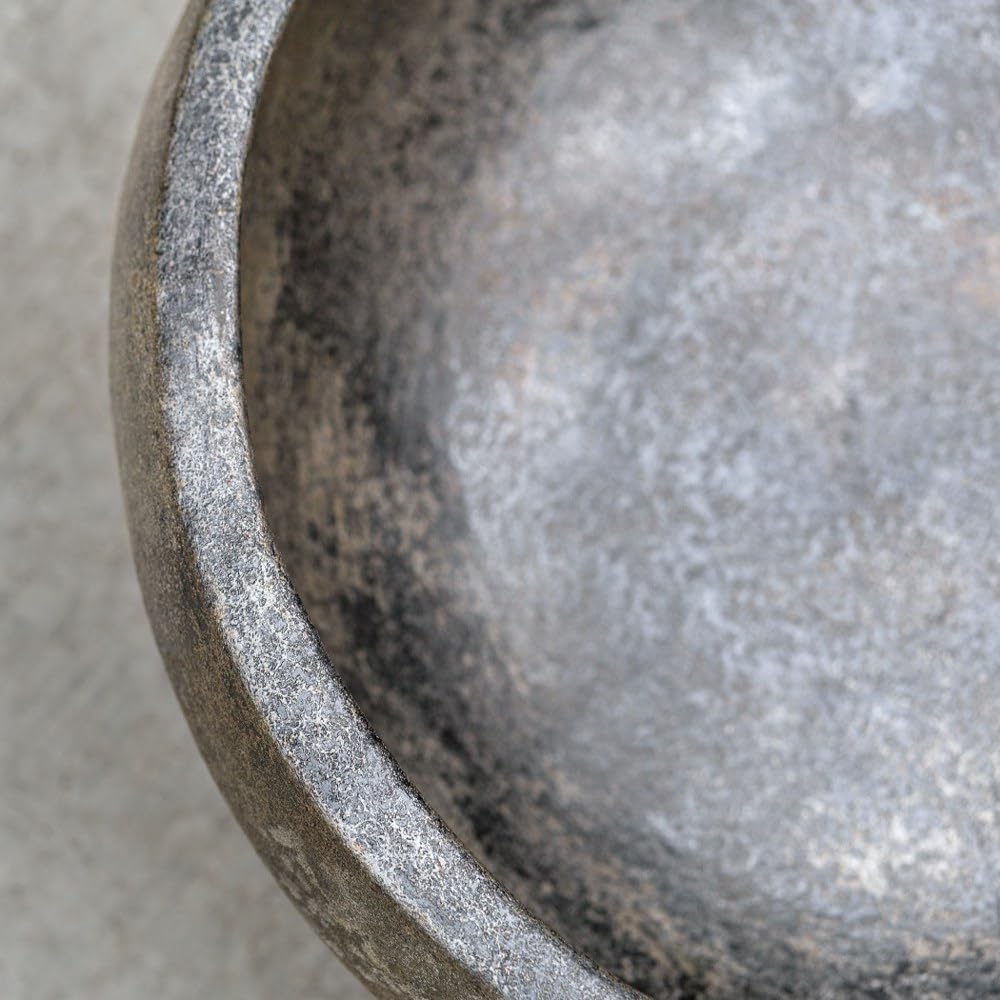 Handmade Terracotta Decorative Bowl | Farmhouse Centerpiece Bowl | Rustic Home Décor Bowl | Round Ceramic Accent Bowl | Tabletop Display Bowl - PuriLite