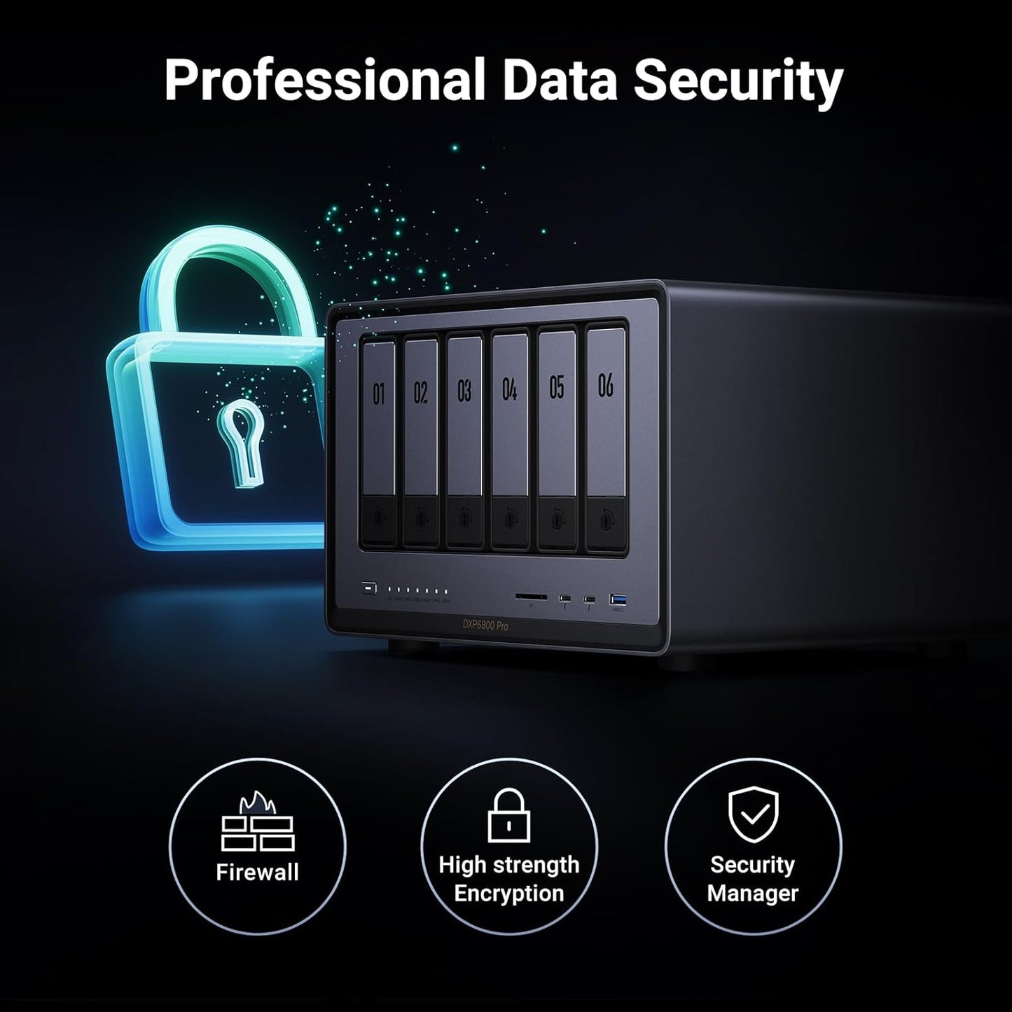UGREEN NASync DXP2800 2-Bay Desktop NAS, Auto Backup Organize Phones/PCs Private Cloud Storage for Home & Office, Intel N100 Quad-core CPU, 8GB DDR5 RAM, 2.5GbE, Dual M.2 Slots, 4K HDMI (Diskless)