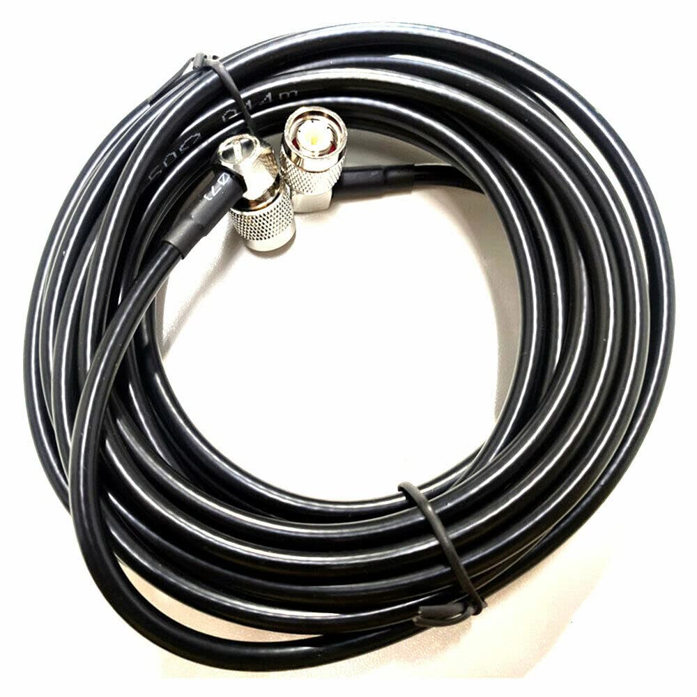 15FT 90° Ag Leader Antenna Cables for Trimble GPS EZ-Guide FMX TNC Male to Male