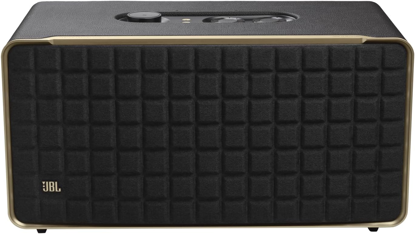 JBL Authentics 300 - Wireless Home Speaker, Music Streaming Services via Built-in Wi-Fi, Built in Battery, Built in Alexa and Google Assistant