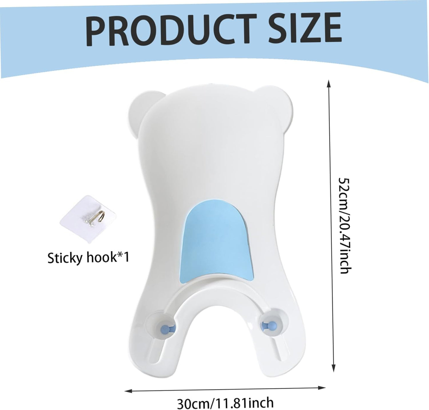 Baby Sink Bath, 52x30cm Portable Baby Bathtub with Suction Cup, Buttock Support Washing Tool, Babies Tubs for Newborns
