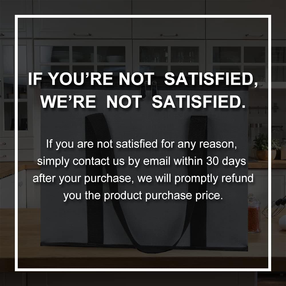 Purilite Select™ Insulated Food Delivery Bag – Extra Large Thermal Carrier for Hot & Cold Food Transport