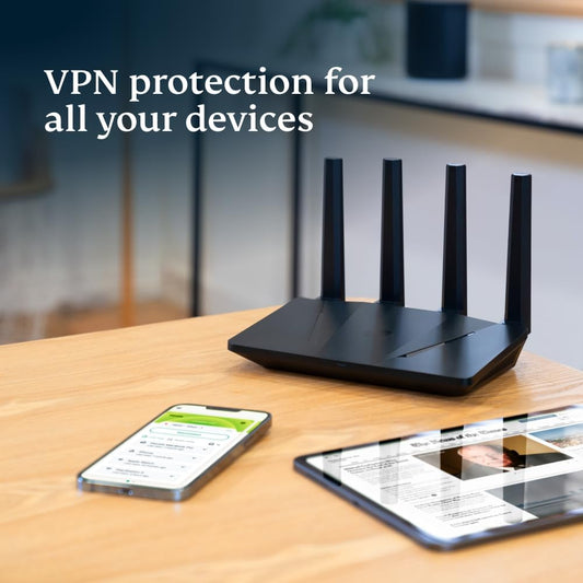 Aircove | Wi-Fi 6 VPN Router for Home | Protect Unlimited Devices | Free 30-Day ExpressVPN Trial | (U.S. & Canada Version) - PuriLite
