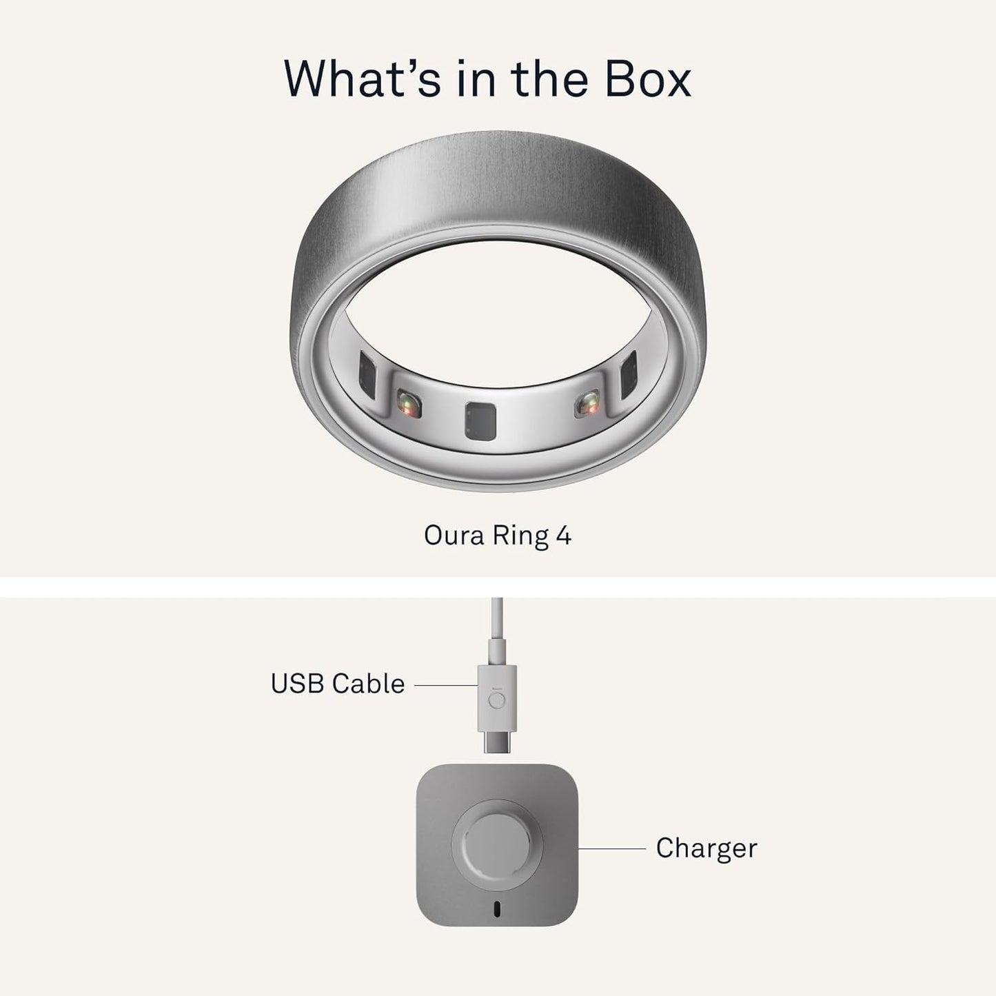 Oura Ring 4 - Gold - Size 9 - Smart Ring - Size First with Oura Ring 4 Sizing Kit - Sleep Tracking Wearable - Heart Rate - Fitness Tracker - Up to 8 Days of Battery Life