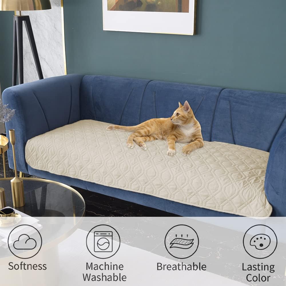 Ameritex Waterproof Dog Bed Cover Pet Blanket for Furniture Bed Couch Sofa Reversible