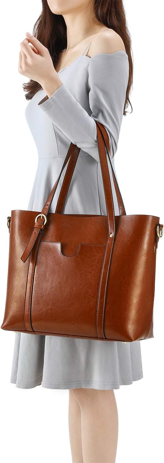 Purilite Select Women’s Vintage Leather Tote Bag