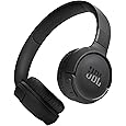 JBL Tune 520BT - Wireless On-Ear Headphones, Up to 57H Battery Life and Speed Charge, Lightweight, Comfortable and Foldable Design, Hands-Free Calls with Voice Aware (Blue)