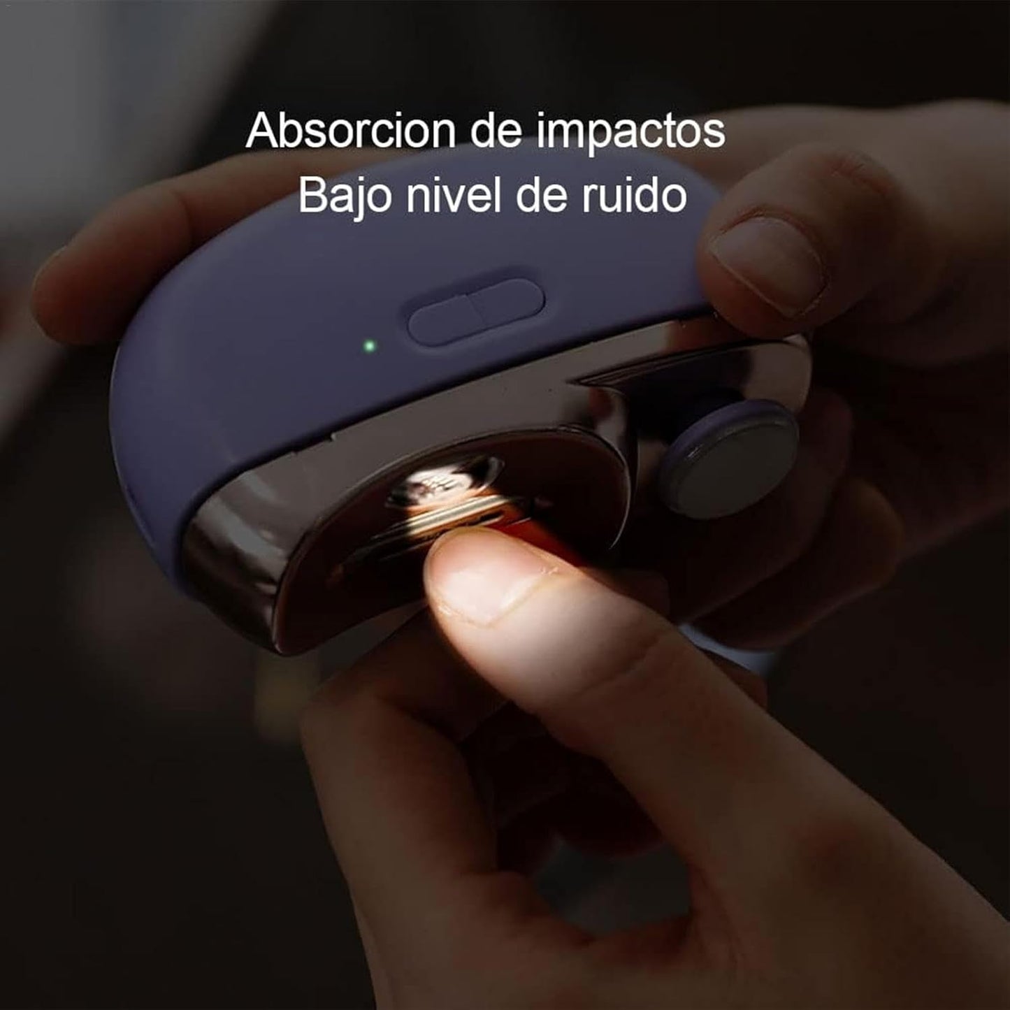 Electric Nail Trimming Tool - 3 in1 Electric Nail Clipper, Toenail and Fingernail Trimmer | Adjustable Nail Cutter Device with LED Light and duall Speed, Nail Grinding and Trimming Kit for Home