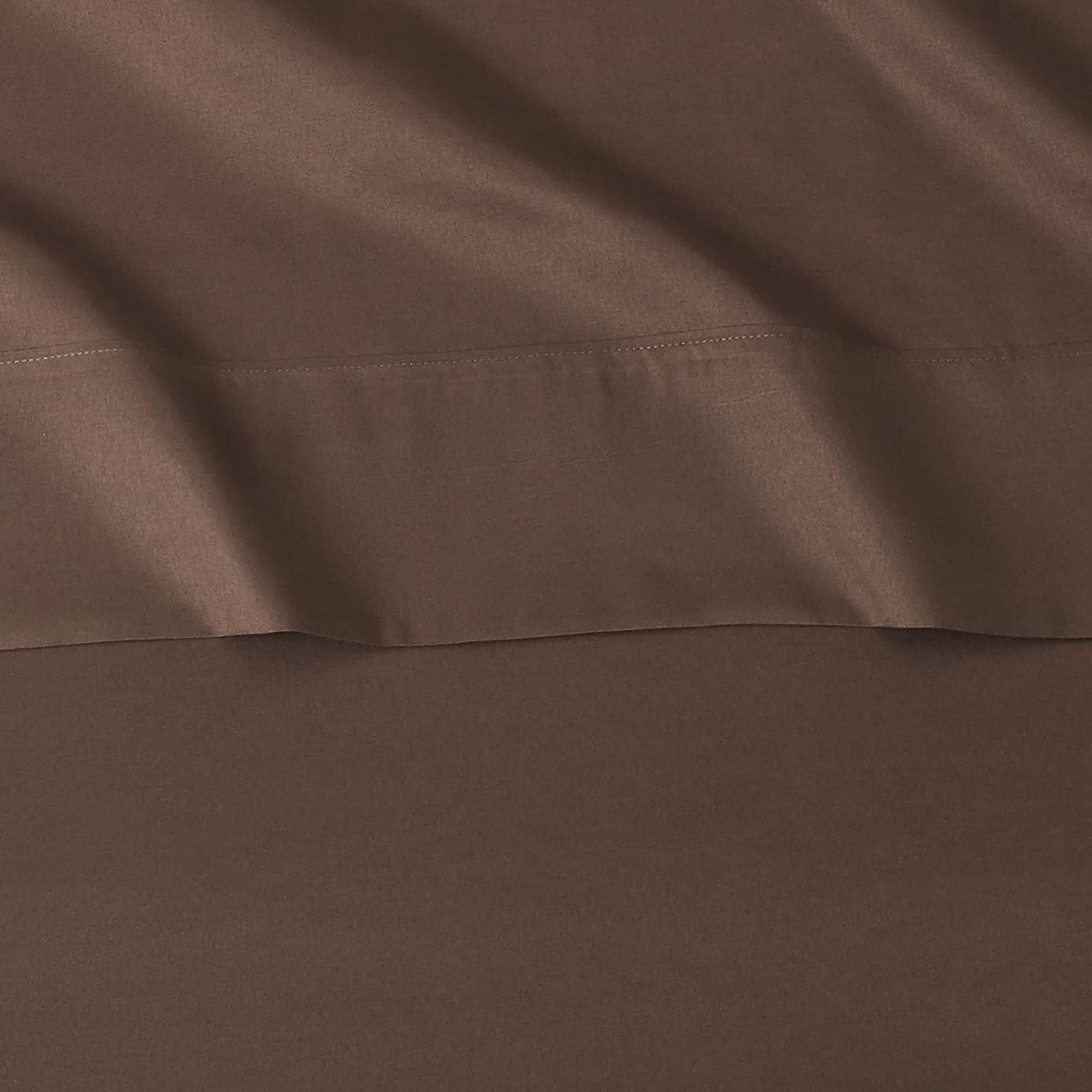 Amazon Basics Lightweight, Breathable Microfiber 4-Piece Bed Sheet Set with 14-Inch Deep Pockets, Full, Blush Pink, Solid