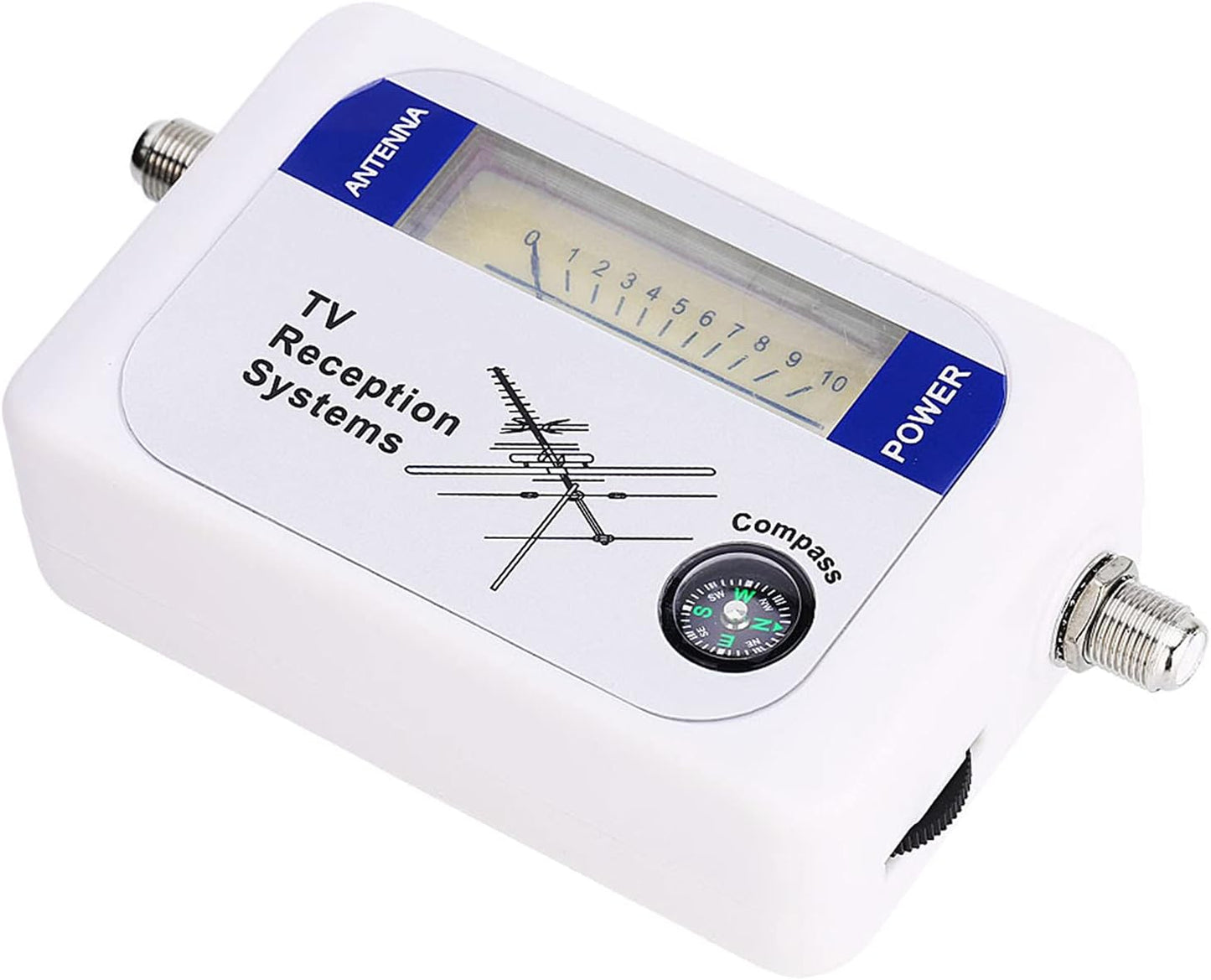 Mini Finder Digital TV Strength Meter Detector Receiver with Backlight. Elegant Exterior, Excellent Sensitivity for Remote Satellite Antennas