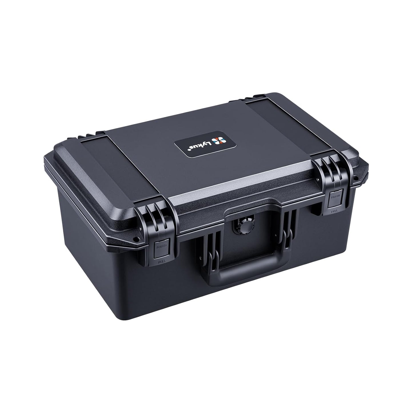 Lykus HC-3810 Waterproof Hard Case with Customizable Foam Insert, Interior Size 38x28x13.5cm, Suitable for Camera, Lens, Drone, mic, Flashlight, Telescope, Action cam, Electronics, Tools, and More