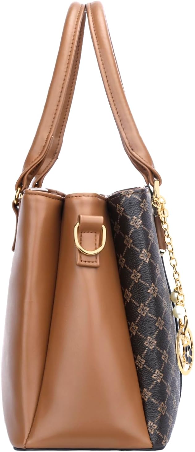 KKXIU Trendy Tote Bag for Women Lightweight Oxford Big Capacity Shoulder Purses and Handbags