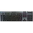 Logitech G915 X Lightspeed TKL Low-Profile Wireless Gaming Keyboard, Double-Shot PBT Keycaps, Fully Programmable Keys, RGB Backlighting, Sleek Aluminum Finishing, GL Brown Tactile - PC/Mac
