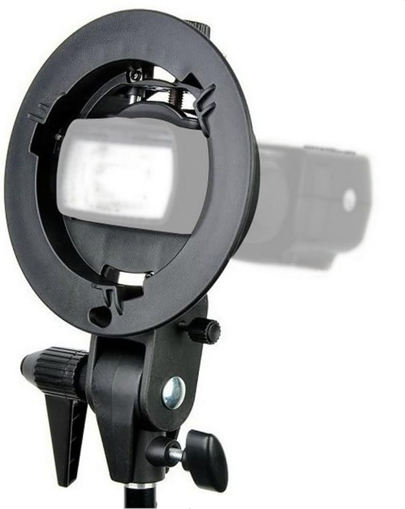 Godox S-Type Bracket Bowens S Mount Holder for Speedlite Flash Snoot Softbox Honeycomb