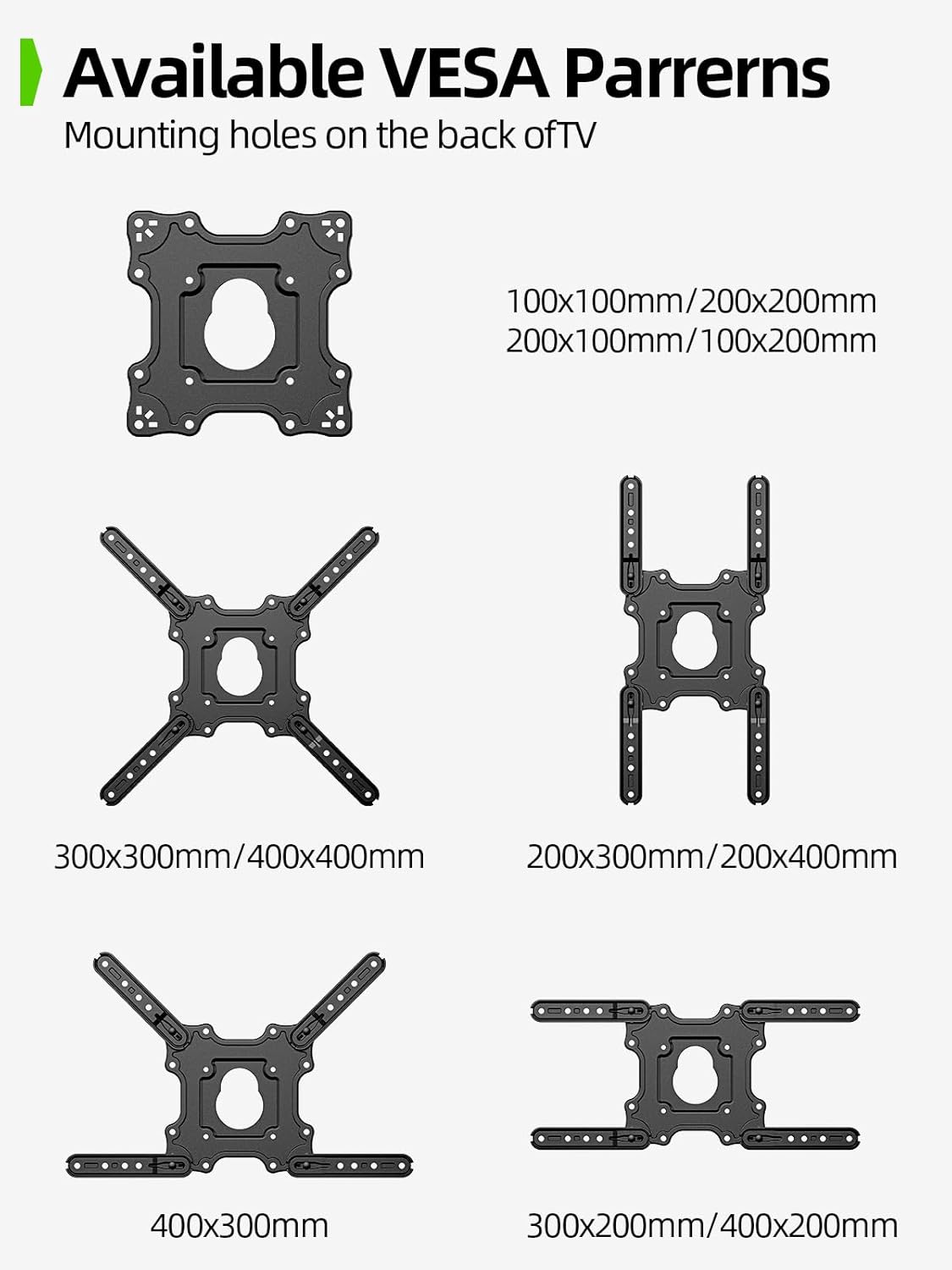 USX MOUNT Full Motion TV Wall Mount for 26-60 Inch TVs up to 77Lbs, Wall Mount TV Bracket, Single Stud Articulating TV Mount, Smooth Swivel Extension, Max VESA 400x400 mm, XMM915