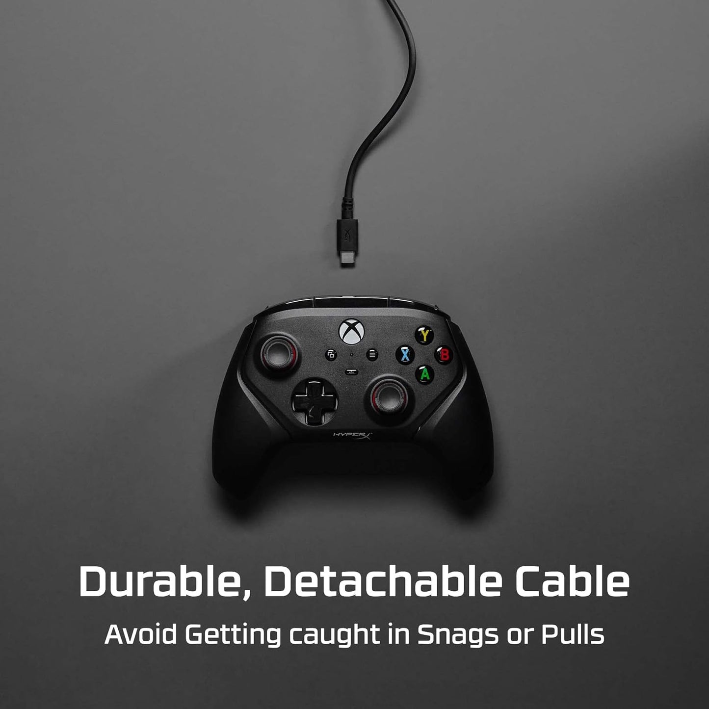 HyperX Clutch Gladiate – Wired Controller for Xbox One, Xbox Series X|S, PC, Officially Licensed by Xbox, Dual Trigger Locks, Programmable Buttons, Dual Rumble Motors