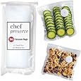 Chef Preserve Compact Vacuum Sealer for Food (Vacuum Sealer Machine + 20 Reusable Vacuum Bags) Powerful Handheld Vacuum Sealer Machine, Seal Meal Saver, Portable Food Sealer