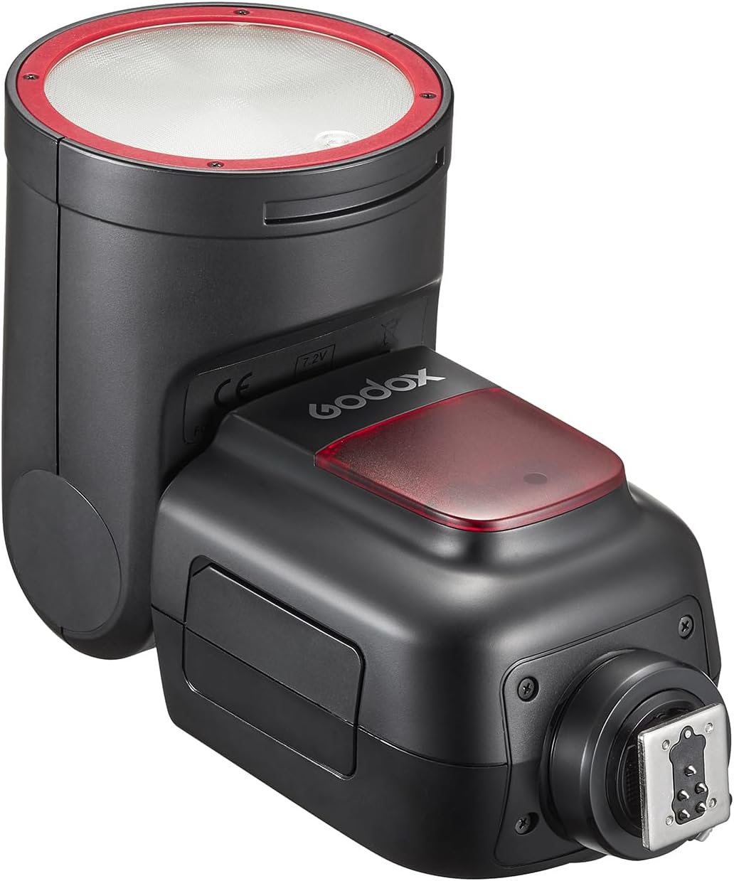 GODOX V1Pro-C 2.4G Wireless Camera Flash Speedlite with Detachable Sub Flash 1/8000s HSS 1.3s Recycle Time M/TTL Flash Mode 10 Levels Brightness Type-c Powered Compatible with Canon EOS Cameras