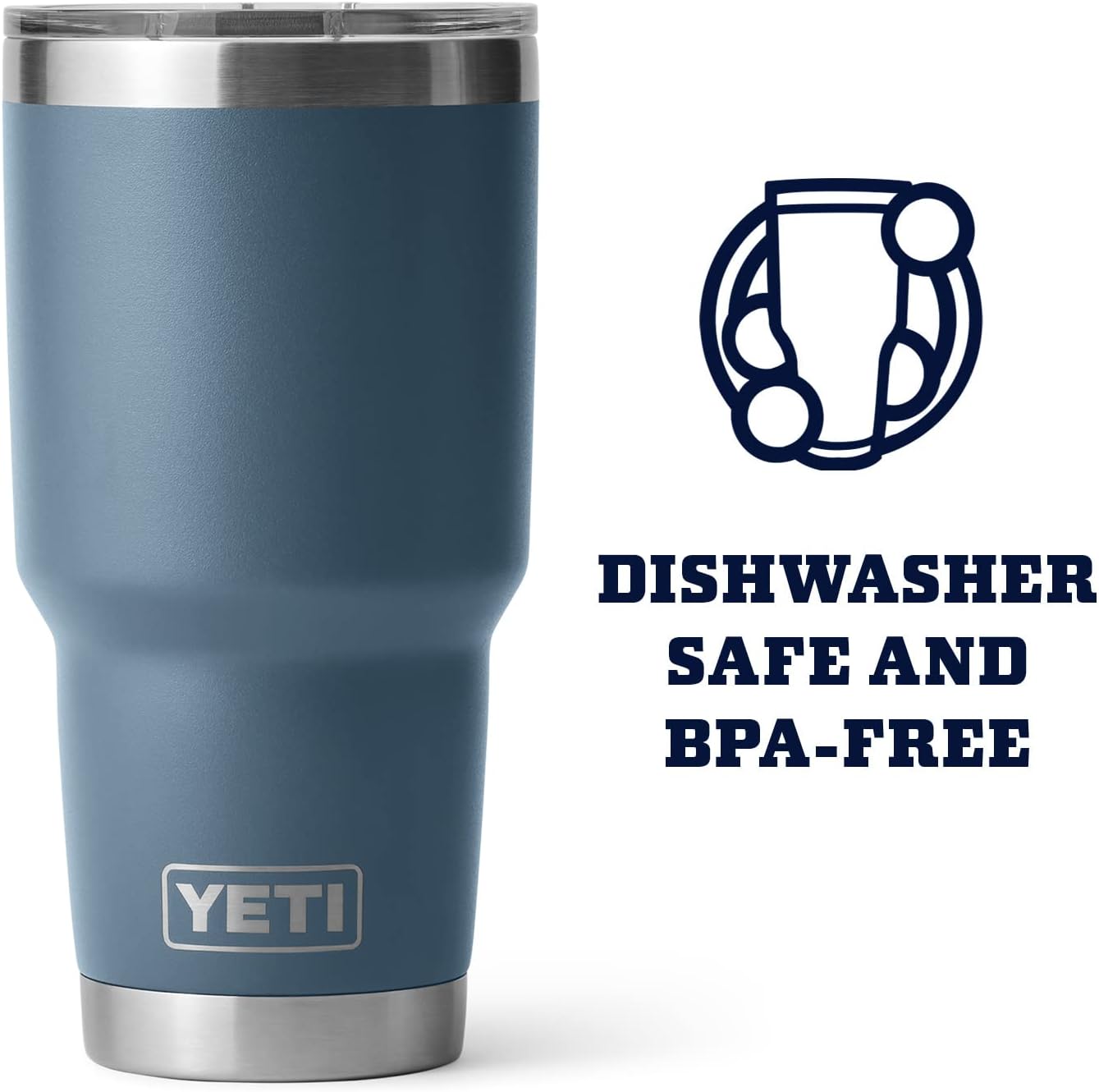 YETI Rambler 30 oz Stainless Steel Vacuum Insulated Tumbler w/MagSlider Lid
