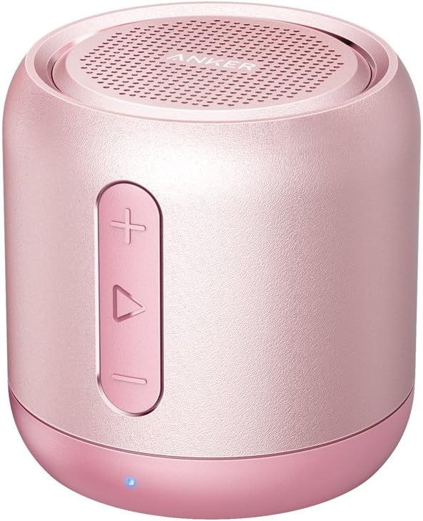 Anker SoundCore mini, Super-Portable Bluetooth Speaker with 15-Hour Playtime, 66-Foot Bluetooth Range, Enhanced Bass, Noise-Cancelling Microphone