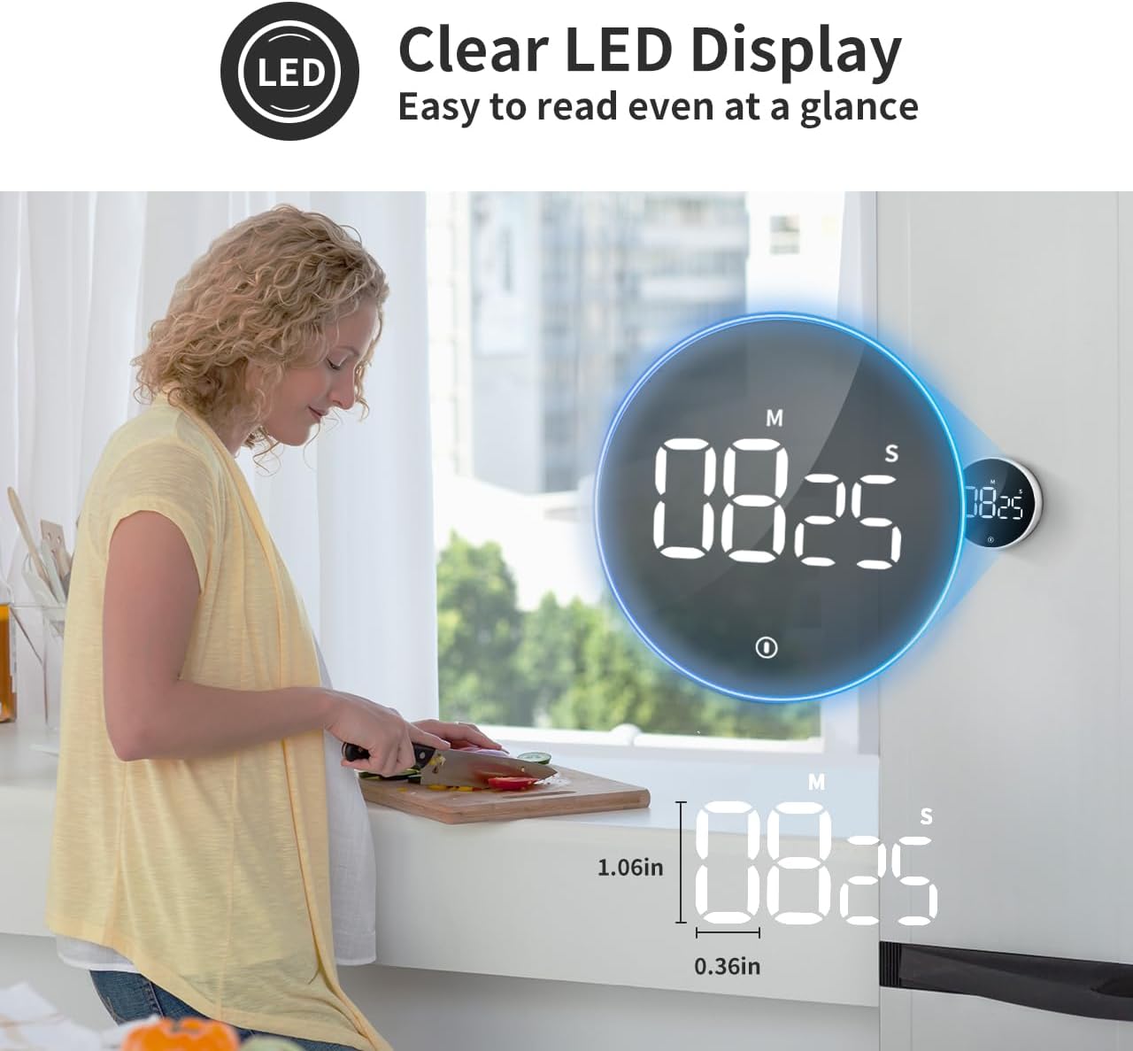 Purilite Select Magnetic Digital Timer