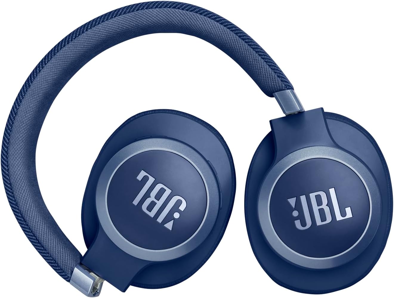 JBL Live 770NC - Wireless Over-Ear Headphones with True Adaptive Noise Cancelling with Smart Ambient, Up to 65 Hours of Battery Life, Comfort-fit Fabric Headband & Carrying Pouch (Black)
