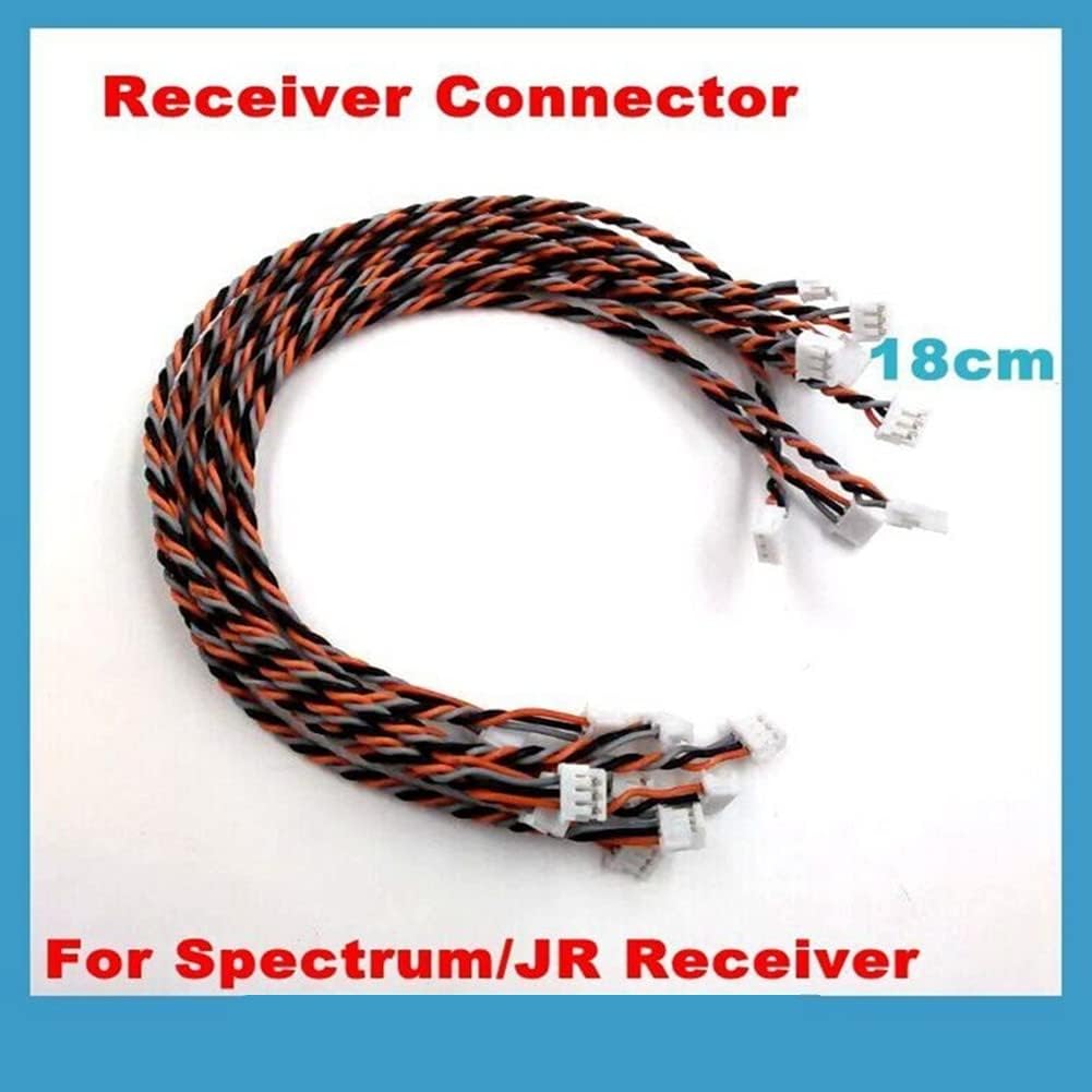 2* Satellite Extension Cable for Spektrum AR6210 AR8000 AR9020 Receiver 18cm Accessory Part