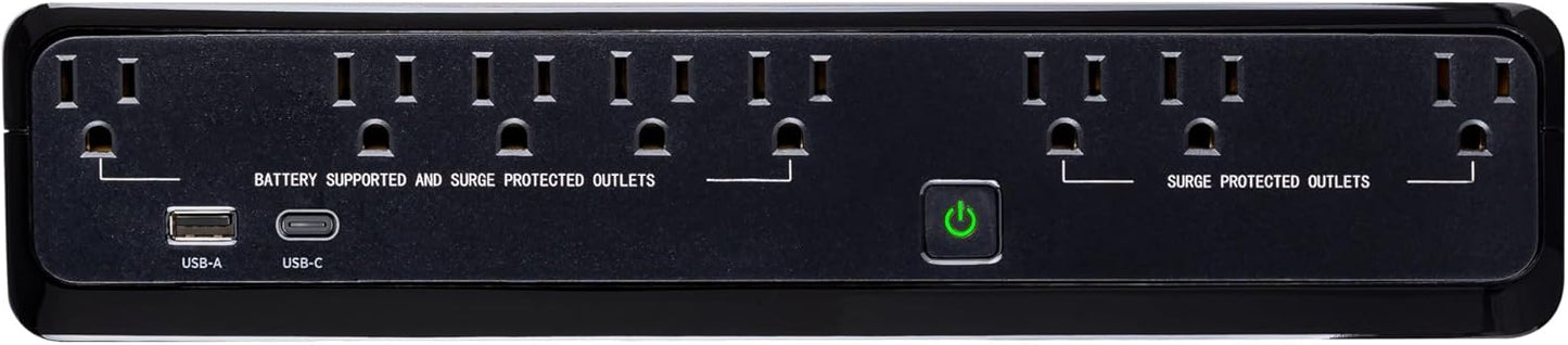 CyberPower ST425 Standby UPS System, 425VA/260W, 8 Outlets, Compact