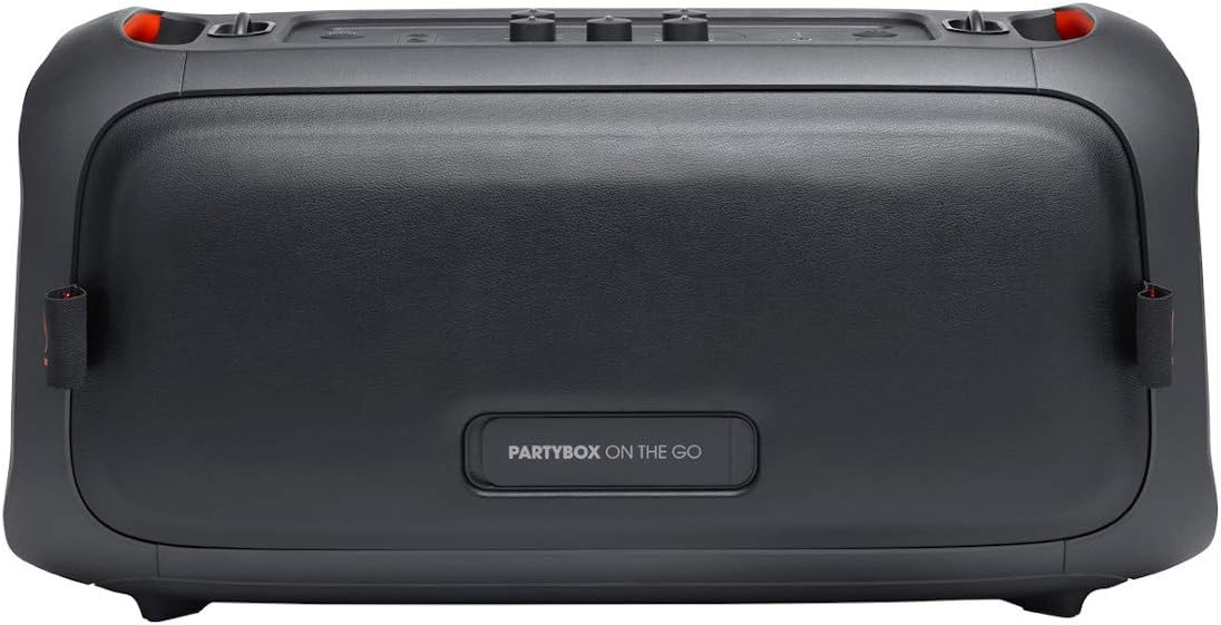 JBL PartyBox On-The-Go Essential - Portable Party Speaker with Built-in Lights and Wireless mic, Amazing JBL Pro Sound, IPX4 splashproof Protection, 6 Hours of Playtime, Convenient Shoulder Strap