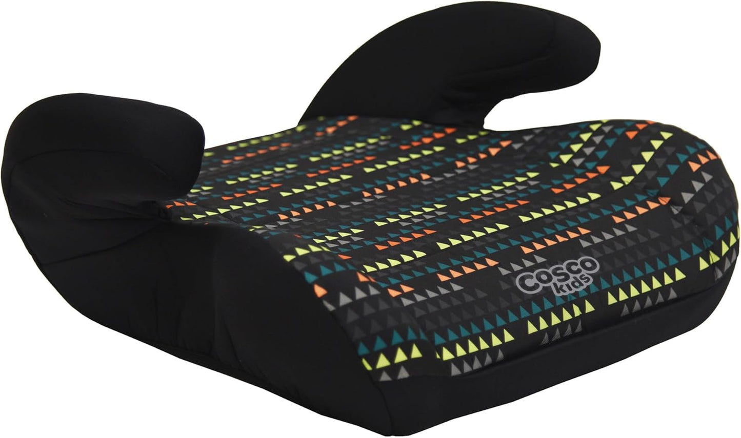 Cosco Kids Topside Lightweight Backless Belt-Positioning Booster Car Seat, Washable Cover, Black
