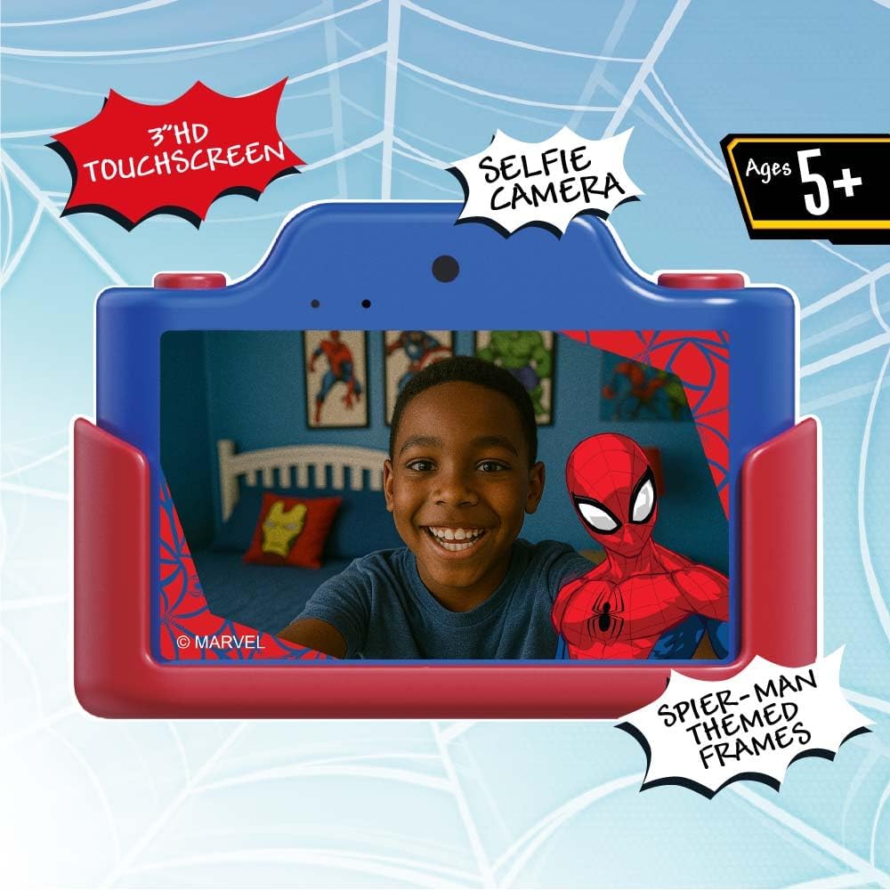 Kids Digital Camera and Video Camcorder with 3-Inch Touchscreen, Soft Silicone Protective Case, 32GB Memory Card, Compact Child-Friendly Camera for Photos and HD Video - PuriLite