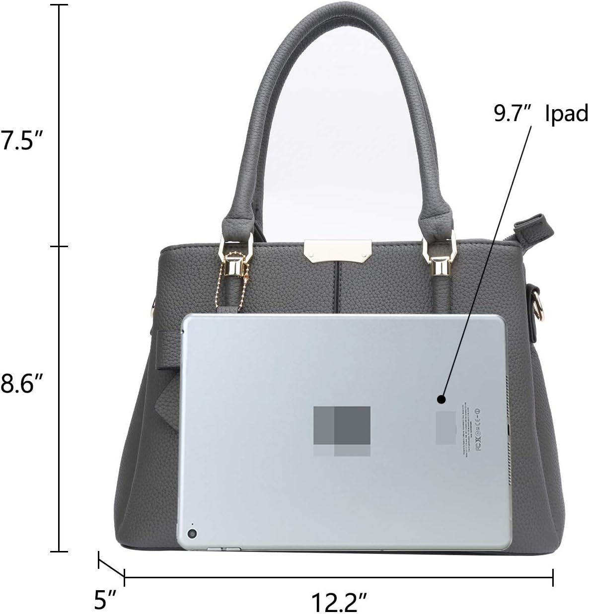 KKXIU Trendy Tote Bag for Women Lightweight Oxford Big Capacity Shoulder Purses and Handbags