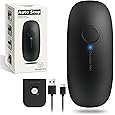 Kitchen Mama Orbit One Stainless Steel Rechargeable Electric Can Opener: Hands-Free, USB-C Charging, Automatic Stop, Smooth Edge, Safety, Blade for Large Cans, Heavy Duty, Soda Can and Pop Can - PuriLite